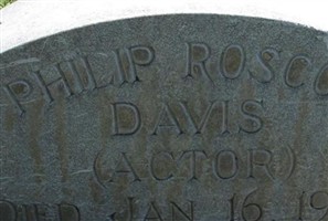 Philip Roscoe Davis Philip Roscoe Davis