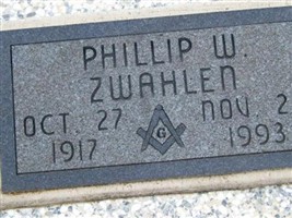 Phillip W. Zwahlen Phillip W. Zwahlen