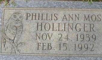 Phillis Ann Moss Hollinger Phillis Ann Moss Hollinger