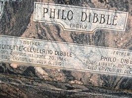 Philo Dibble Philo Dibble