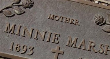 Philomina (Filomena) "Minnie" (Pribyl) Marsh