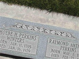 Phoebe H. Perkins Winters Phoebe H. Perkins Winters