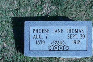 Phoebe Jane Thomas Phoebe Jane Thomas