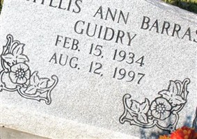 Phyllis Ann Barras Guidry Phyllis Ann Barras Guidry