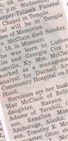 Phyllis Ann McCLAIN Phyllis Ann McCLAIN