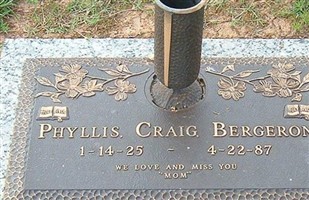 Phyllis Craig Bergeron Phyllis Craig Bergeron