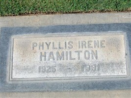 Phyllis Irene Hamilton Phyllis Irene Hamilton
