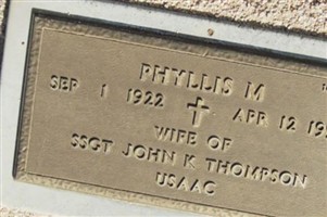 Phyllis M Thompson