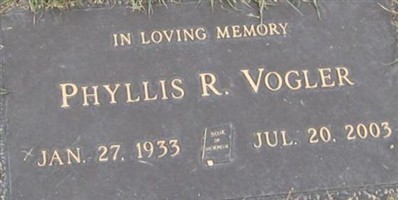 Phyllis R. Whitcomb Volger