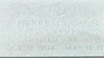 Pierre J Duhon Pierre J Duhon