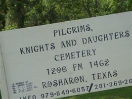 Pilgrims, Knights and Daughters Cemetery