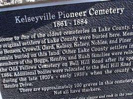 Pioneer Cemetery, Kelseyville