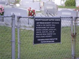 Mount Pleasant Baptist Church Cemetery