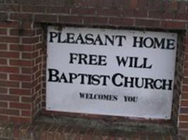 Pleasant Home Freewill Baptist (little cemetery)