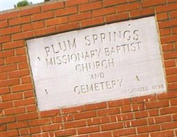 Plum Springs Cemetery Plum Springs Cemetery