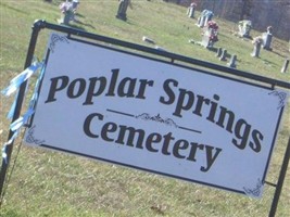 Poplar Springs Cemetery Poplar Springs Cemetery