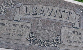 Porter R Leavitt Porter R Leavitt
