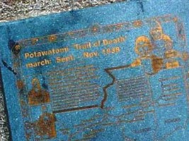 Potawatomi 'Trail of Death' Route Marker