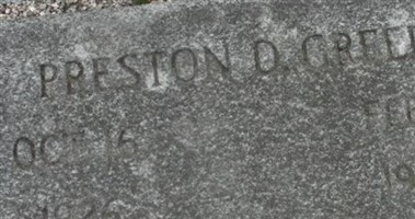Preston DeWitt Greer Preston DeWitt Greer