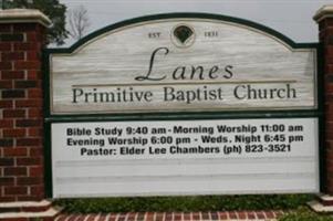 Lanes Primitive Baptist Church Cemetery