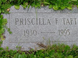 Priscilla F Taft