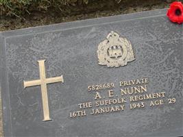 Private Albert Edward Nunn