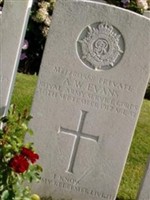 Private A W Evans