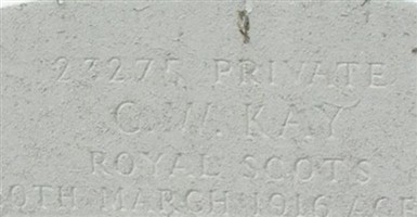 Private Charles William Kay