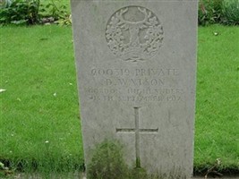 Private David Watson Private David Watson