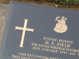 Private Douglas Frederick Field Private Douglas Frederick Field
