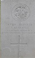 Private James Mills Scott