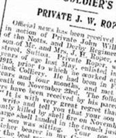 Private John William Roper