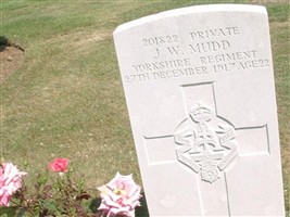 Private J W Mudd