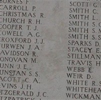 Private Percival Gordon Fry