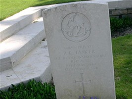 Private Reginald Charles Tasker Private Reginald Charles Tasker