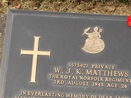 Private Walter John Matthews