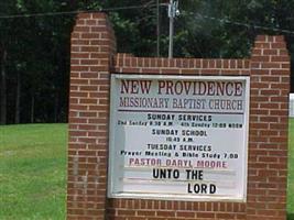 New Providence Missionary Baptist Church Cemetery