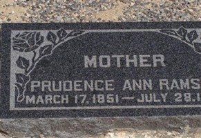 Prudence Ann Barkdull Ramsay Prudence Ann Barkdull Ramsay