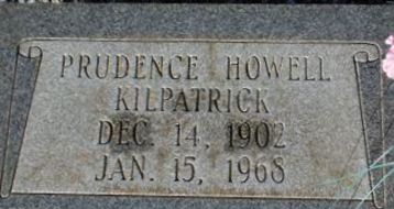 Prudence Howell Kilpatrick
