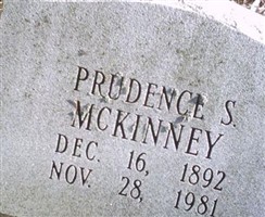 Prudence S McKinney Prudence S McKinney