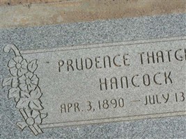 Prudence Thatcher Hancock