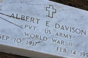 Pvt Albert E. Davison