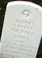 Pvt Albert Lavere Buckley