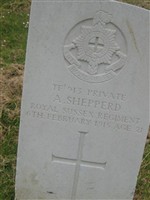 Pvt Albert Shepperd Pvt Albert Shepperd