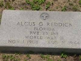 Pvt Alcus G Reddick