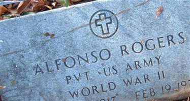 Pvt Alfonso Rogers
