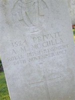 Pvt Allan Mills McCullagh Pvt Allan Mills McCullagh
