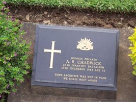 Pvt Allan Robert Chadwick Pvt Allan Robert Chadwick