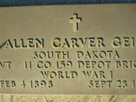 Pvt Allen Carver Geist