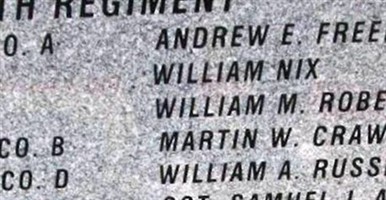 Pvt Andrew Irwin Freeman Pvt Andrew Irwin Freeman